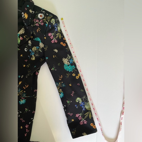 KANGSISTER Floral Pant Suit Black Multicoloured Separates Garden Party - Picture 15 of 16